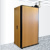 UCoustic Wood with Heat Ducting Kit: 42U Soundproof IT Cabinet with Light Oak Veneer and Sides