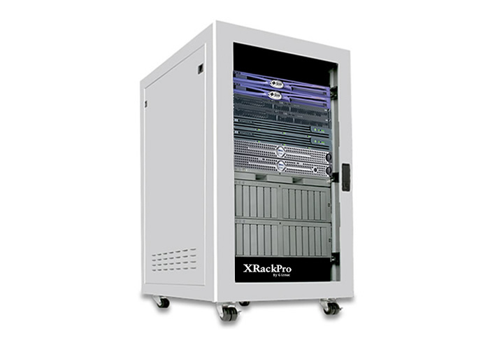 xrackpro and xrackpro2 soundproofed quiet rackmount 19in cabinets