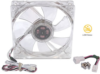 AcoustiFan - A range of ultra-quiet, computer case fans supplied with accessories for truly noiseless operation