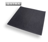 AcoustiPack™ EXTRA Sheet - an extra sheet of 7mm acoustic material. Image shows a single black sheet of sound-proofing material. Click for more details.