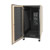 Office Style Orion Acoustic 24U Cabinet in Oak Wood Effect - Open View