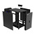 UCoustic Active: 24U Acoustic Cabinet - Expanded View