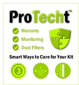 ProTECHT - warranty - monitoring - dust filters - smart ways to care for your kit